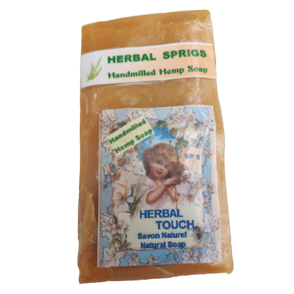 Unscented HERBAL TOUCH Hemp Soap – 110 Gram/bar - Image 2