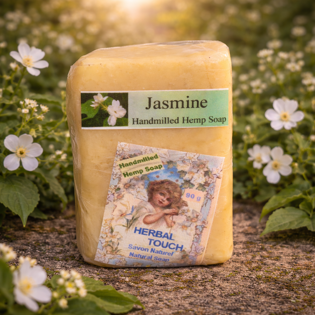Jasmine soap with floral touch